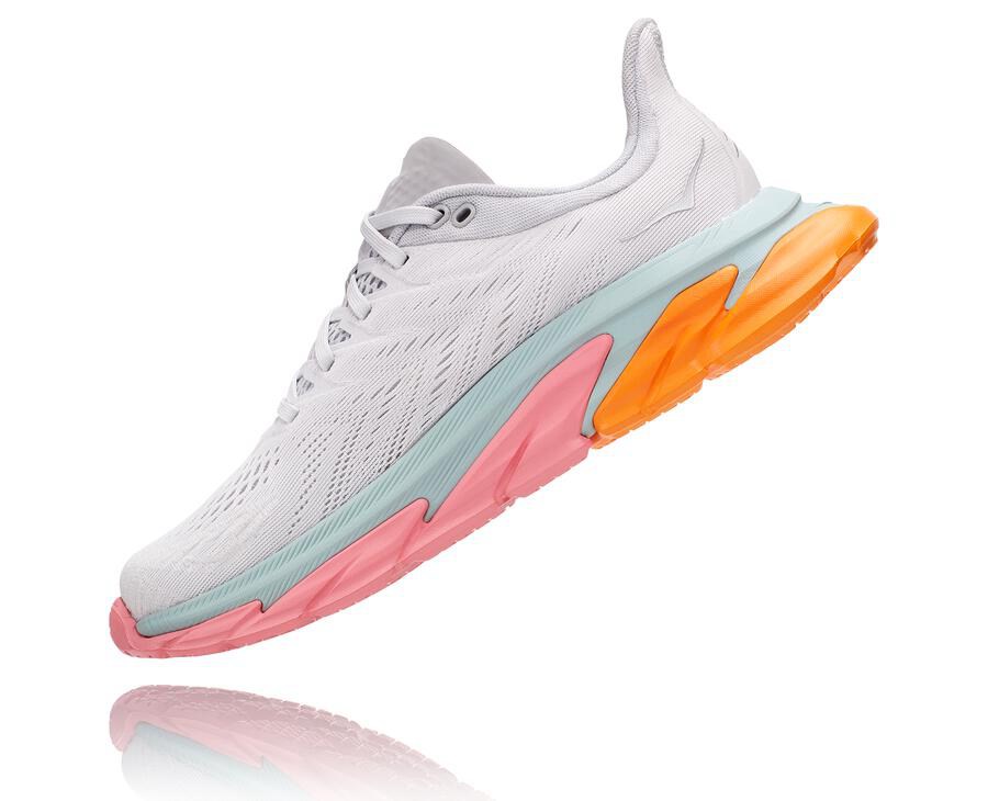 Hoka One One Koşu Ayakkabısı Kadın Beyaz - Clifton Edge - XI1783529